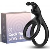 Черное эрекционное кольцо с подхватом мошонки - Boys of Toys - в Воронеже купить с доставкой