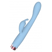 Голубой вибратор-кролик - 17,8 см. - Boys of Toys