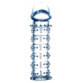 Прозрачная насадка на пенис с рельефом - 12 см. - Boys of Toys - в Воронеже купить с доставкой