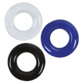 Набор из 3 эрекционных колец без рельефа - Boys of Toys - в Воронеже купить с доставкой