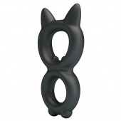 Черное двойное эрекционное кольцо Toran - Baile - в Воронеже купить с доставкой