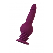 Фиолетовая мини-машина для секса Striker с пультом ДУ - 23,5 см. - ToyFa - купить с доставкой в Воронеже