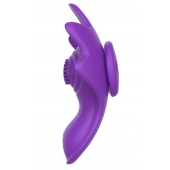 Фиолетовый вибратор в трусики с магнитным держателем - Secwell