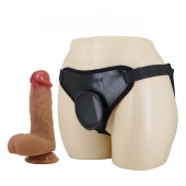 Страпон с универсальным поясом Fogg - 17,5 см. - Baile - купить с доставкой в Воронеже