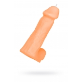 Оранжевая сувенирная свеча «Пенис» - Pecado - купить с доставкой в Воронеже