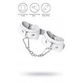 Белые узкие наручники-браслеты со скруглёнными углами - Pecado - купить с доставкой в Воронеже