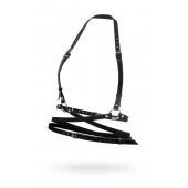 Черная кожаная портупея «Осанка» - Pecado - купить с доставкой в Воронеже