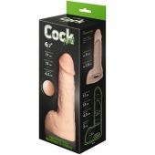 Телесный фаллоудлинитель с мошонкой Cock Next - 17 см. - LOVETOY (А-Полимер) - в Воронеже купить с доставкой