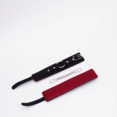 Черно-красные кожаные оковы - Crazy Handmade - купить с доставкой в Воронеже