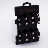 Черные кожаные наручники из звеньев - Crazy Handmade - купить с доставкой в Воронеже