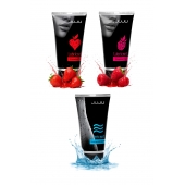 Набор из 3 лубрикантов JUJU (увлажняющий, клубника, малина) - JuJu - купить с доставкой в Воронеже