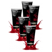 Набор из 5 съедобных лубрикантов JUJU со вкусом вишни - JuJu - купить с доставкой в Воронеже