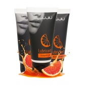 Набор из 3 съедобных лубрикантов JUJU со вкусом грейпфрута - JuJu - купить с доставкой в Воронеже