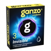 Супертонкие презервативы Ganzo Invisible - 3 шт. - Ganzo - купить с доставкой в Воронеже
