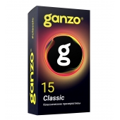 Классические презервативы с обильной смазкой Ganzo Classic - 15 шт. - Ganzo - купить с доставкой в Воронеже