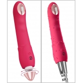 Малиновая насадка на душ с вибрацией Showers to orgasm - 20,1 см. - Orion - купить с доставкой в Воронеже