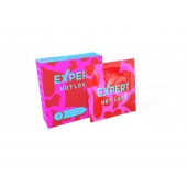 Презервативы с разогревающим эффектом Expert Hot Love - 3 шт. - Expert - купить с доставкой в Воронеже