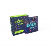 Светящиеся в темноте презервативы Expert Neon - 3 шт. - Expert - купить с доставкой в Воронеже