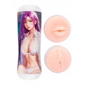 Двусторонний мастурбатор аниме - ротик и вагина - Tokyo Style - в Воронеже купить с доставкой