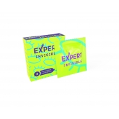 Ультратонкие презервативы Expert Invisible - 3 шт. - Expert - купить с доставкой в Воронеже