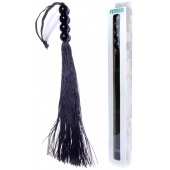 Черная силиконовая плеть - 37 см. - Boys of Toys - купить с доставкой в Воронеже