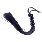 Черная силиконовая плеть - 37 см. - Boys of Toys - купить с доставкой в Воронеже