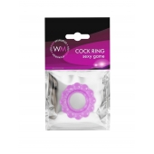 Лиловое эрекционное кольцо с 2 рядами стимулирующих шариков - Erowoman-Eroman - в Воронеже купить с доставкой