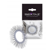 Круглое эрекционное кольцо с «ресничками» - Sextaz - в Воронеже купить с доставкой