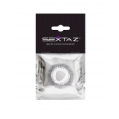 Эластичное эрекционное кольцо с длинными черными «ресничками» - Sextaz - в Воронеже купить с доставкой