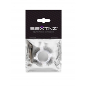 Эластичное кольцо с «ресничками» и 4 шариками - Sextaz - в Воронеже купить с доставкой