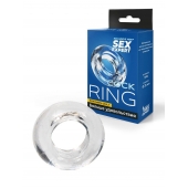 Прозрачное эрекционное кольцо-бублик - Sex Expert - в Воронеже купить с доставкой