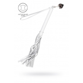 Белая кожаная плеть - 50 см. - Pecado - купить с доставкой в Воронеже