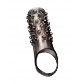 Дымчатая насадка на пенис с выпуклостями - 12 см. - Sex Expert - в Воронеже купить с доставкой