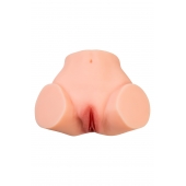 Телесный реалистичный мастурбатор-полуторс с 2 любовными входами - No Name - в Воронеже купить с доставкой