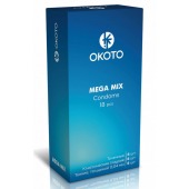 Презервативы OKOTO Mega Mix - 18 шт. - Sitabella - купить с доставкой в Воронеже