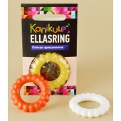 Цветное рельефное эрекционное кольцо Ellasring - Sitabella - в Воронеже купить с доставкой