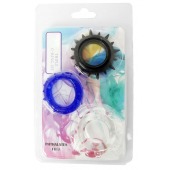 Набор из 3 эрекционных колец разного цвета и рельефа - Boys of Toys - в Воронеже купить с доставкой