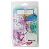 Набор из 3 эрекционных прозрачных колец - Boys of Toys - в Воронеже купить с доставкой