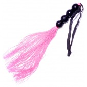 Розовая силиконовая плеть - 35,5 см. - Boys of Toys - купить с доставкой в Воронеже