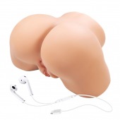 Телесный мастурбатор Olivia с 2 любовными отверстиями - Baile - в Воронеже купить с доставкой