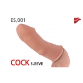 Насадка на фаллос с имитацией пирсинга - 14,7 см. - KOKOS - в Воронеже купить с доставкой