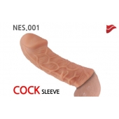 Насадка фаллического вида с венками - 14,7 см. - KOKOS - в Воронеже купить с доставкой