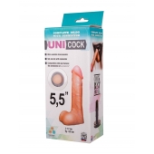 Фаллическая насадка Харнесс UNICOCK 5,5  - 17 см. - LOVETOY (А-Полимер) - купить с доставкой в Воронеже