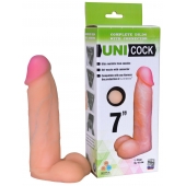 Фаллическая насадка Харнесс UNICOCK 7  - 19 см. - LOVETOY (А-Полимер) - купить с доставкой в Воронеже