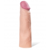 Реалистичная насадка с ярко выраженной головкой - 16,5 см. - A-toys - в Воронеже купить с доставкой