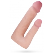 Поясной страпон с насадкой для двойного проникновения - 16 см. - ToyFa - купить с доставкой в Воронеже