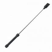 Чёрный профессиональный стек - 73 см. - БДСМ Арсенал - купить с доставкой в Воронеже