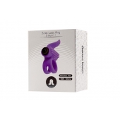 Эрекционное кольцо с подхватом мошонки и стимуляцией клитора Bullet Lastic Ring - Adrien Lastic - в Воронеже купить с доставкой