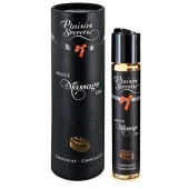 Массажное масло с ароматом шоколада Huile de Massage Gourmande Chocolat - 59 мл. - Plaisir Secret - купить с доставкой в Воронеже