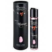 Массажное масло с ароматом сладкой ваты Huile de Massage Gourmande Barbe à Papa - 59 мл. - Plaisir Secret - купить с доставкой в Воронеже